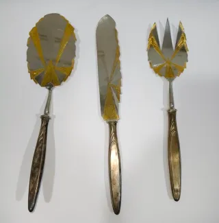 Set Cubiertos Vintage Metal