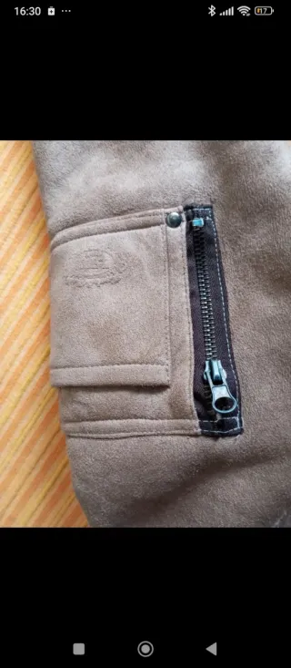 Cazadora ante forrada borreguito 7 años