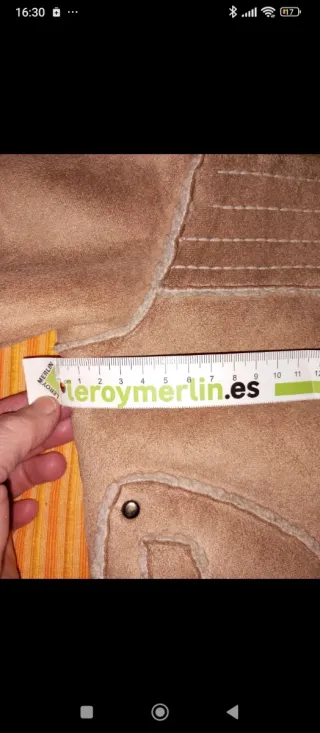 Cazadora ante forrada borreguito 7 años