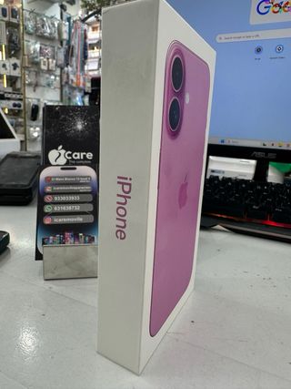 iPhone 16 Rosa PRECINTADO 2 AÑos de garantia.