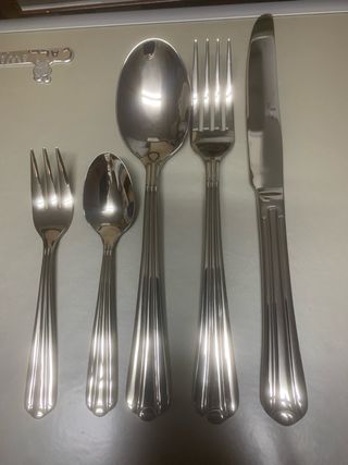 Cubertería Acero Inoxidable 72 Piezas