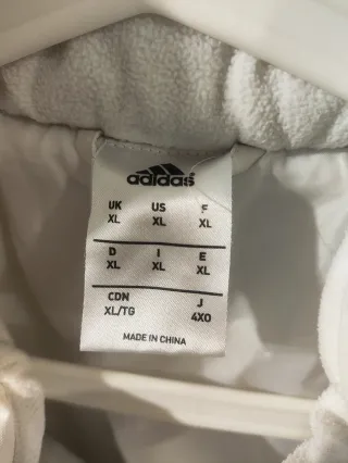 Chaqueta Real Madrid Adidas Blanca