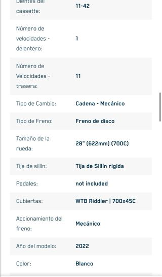 Bicicleta Gravel NS BIKES Talla M