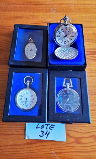 Lote 27 - 4 Relojes Bolsillo
