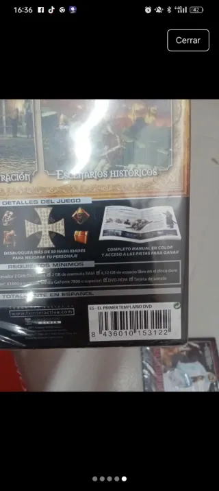 Videojuego PC Templario El Príncipe