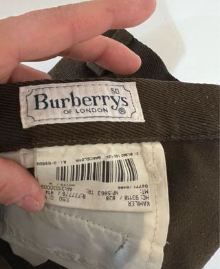 Pantalón vintage Burberry marrón