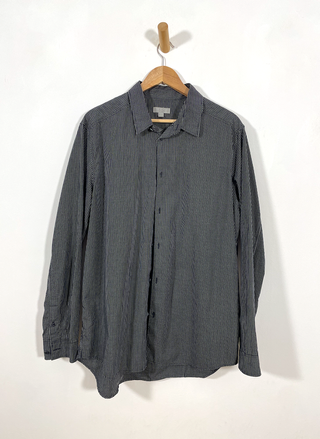 Camisa COS Cuadros Blanco y Negro