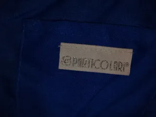 Borsa donna blu con decorazioni