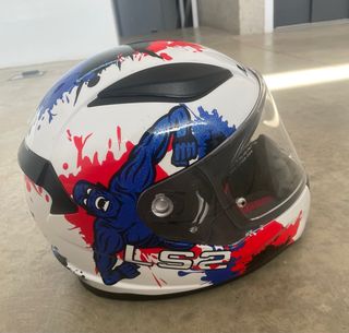 Casco Moto Integral Infantil LS2 Talla M Junior