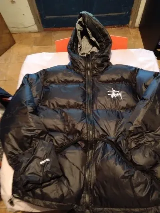 Plumífero Stussy Negro 800 Fill