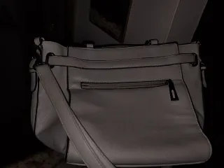 Borsa donna con disegno viso