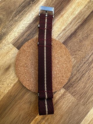 Correa Nato 20mm Roja y Beige