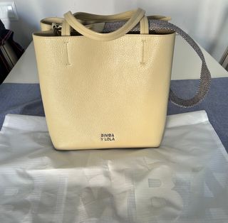 Bolso Bimba y Lola Beige Piel