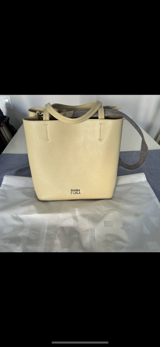 Bolso Bimba y Lola Beige Piel