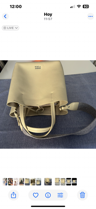 Bolso Bimba y Lola Beige Piel