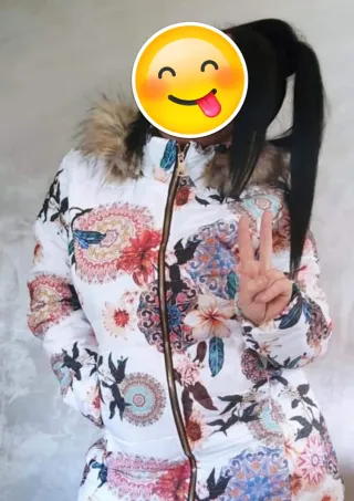 Chaqueta estampada multicolor