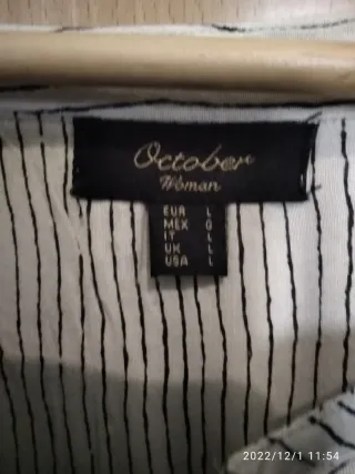 Camisa bordada talla XL