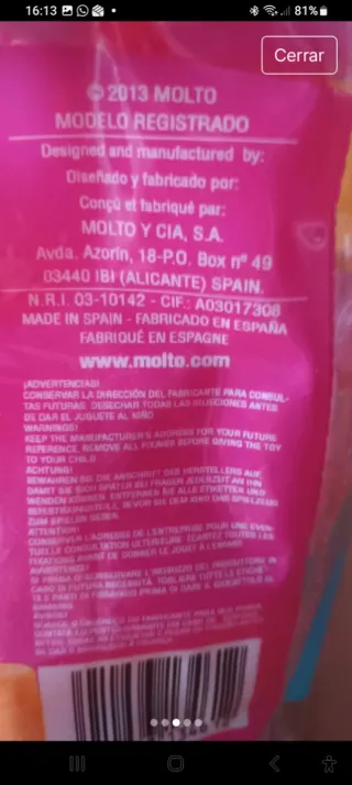 Bloques Molto 80 Piezas