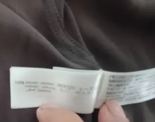 Camisa Zara Satinada Gris Talla S