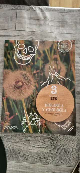 Libro Biología 3°  ESO