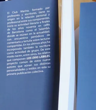 LOS DÍAS LÁBILES de Julio CORTÁZAR y CLUB MARINA