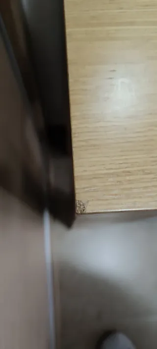 Mueble de entrada con espejo color roble