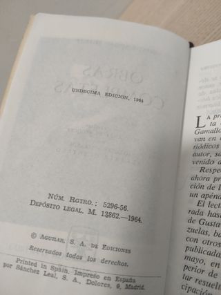 Obras Completas Bequer. Rimas y Leyendas.