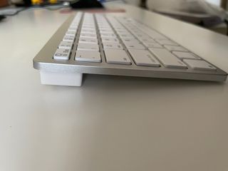 Tastiera wireless pc argento