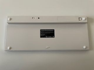 Tastiera wireless pc argento