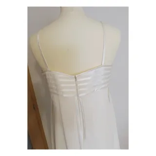 Vestido largo blanco "fiesta"