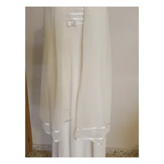 Vestido largo blanco "fiesta"