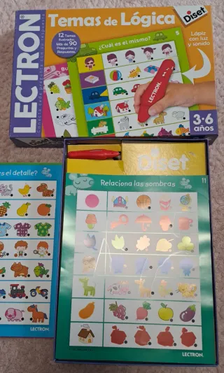 Juego Lectron Temas de Lógica y Animales