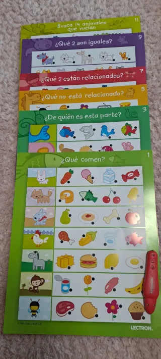 Juego Lectron Temas de Lógica y Animales