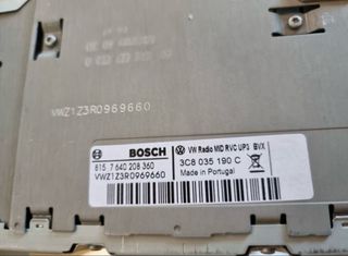 Radio VW RCD510 con conector para cámara Trasera