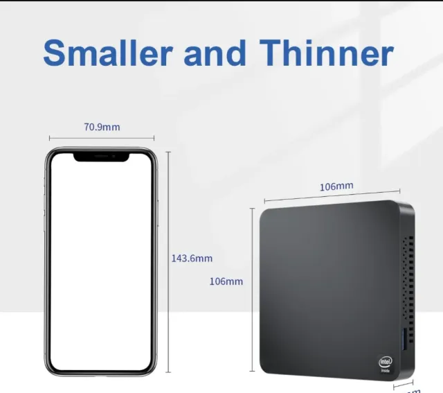 Mini PC Intel N4020 4GB+64GB