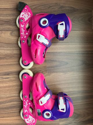 Patines Oxelo Talla 26-28 Rosa/Morado