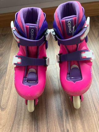 Patines Oxelo Talla 26-28 Rosa/Morado