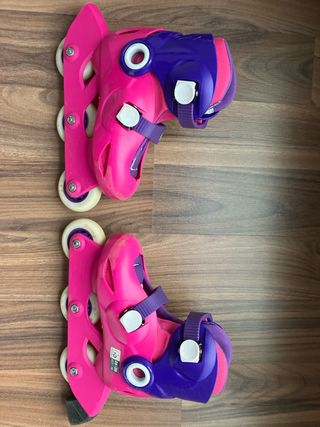 Patines Oxelo Talla 26-28 Rosa/Morado