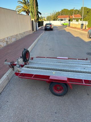 Remolque plataforma para motos
