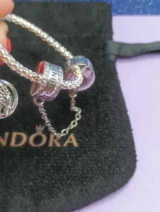 Cadena Seguridad Pandora Plata