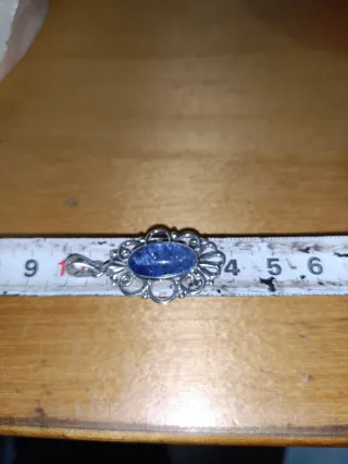 Colgante Plata Gema Azul Extra