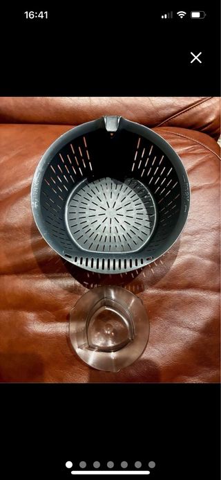 Tapón dosificador y cestillo TM5 sin usar