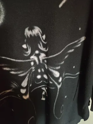 Jersey negro mujer talla L