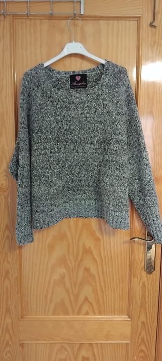 Jersey Atmosphere cuello redondo gris T.42-44