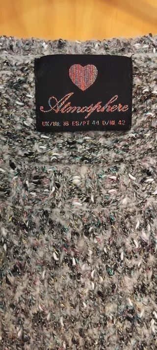 Jersey Atmosphere cuello redondo gris T.42-44