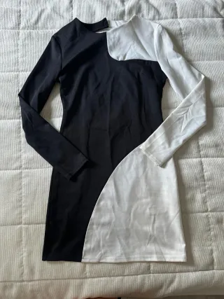 Vestido Bicolor Elegante