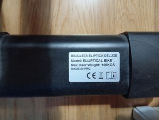 Bicicleta Elíptica Deluxe - Sin Uso