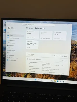 Portátil LG Ultra 16UD70R Ryzen 5 1TB 16 FHD