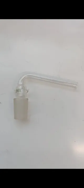 Adaptador de vidrio para laboratorio