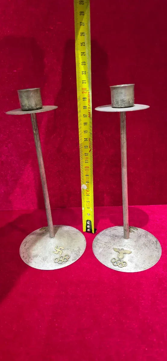 Par de Candelabros Tercer Reich